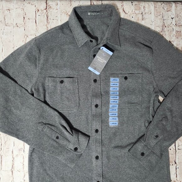 Member's Mark Men's Sweater Shirt, Large, NWT - Picture 1 of 2